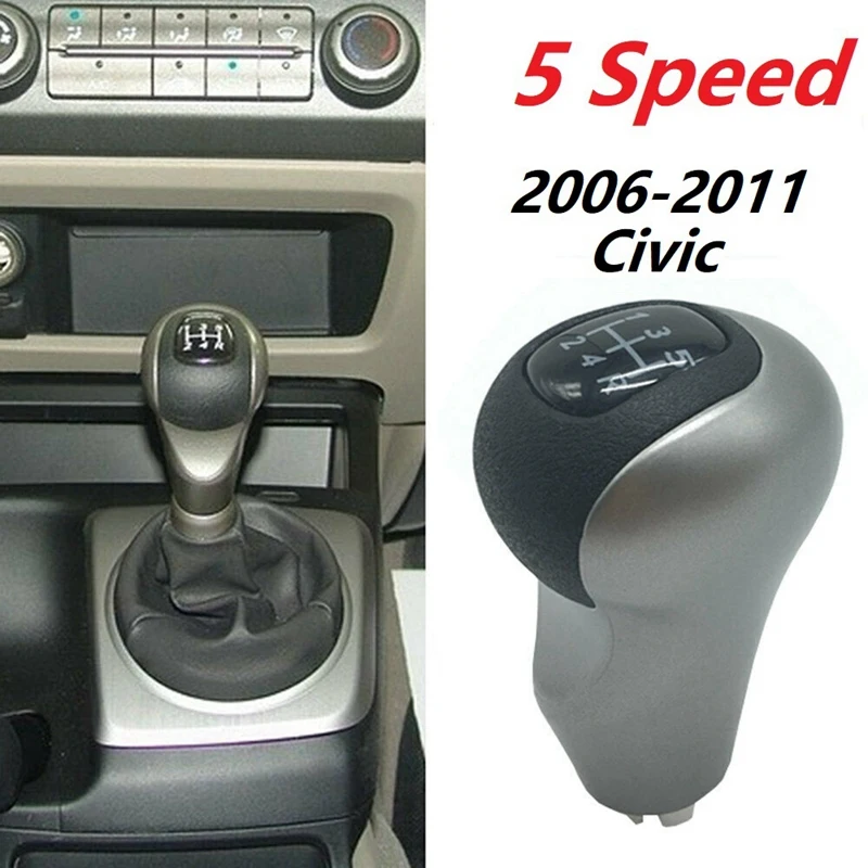 Shift Head, 5 Speed Gear Shift Knob Manual Shift Ball Stick For Honda
