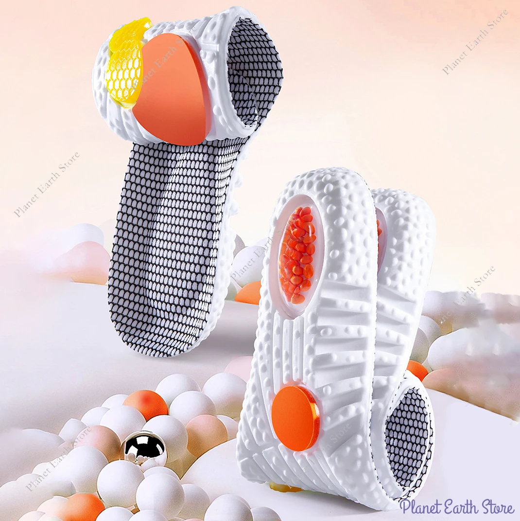 Size 35-46 1Pair Sport Shock Absorption Insoles Soft Breathable High-elasticity Shock Absorption Running Shoe Massage Pad Unisex