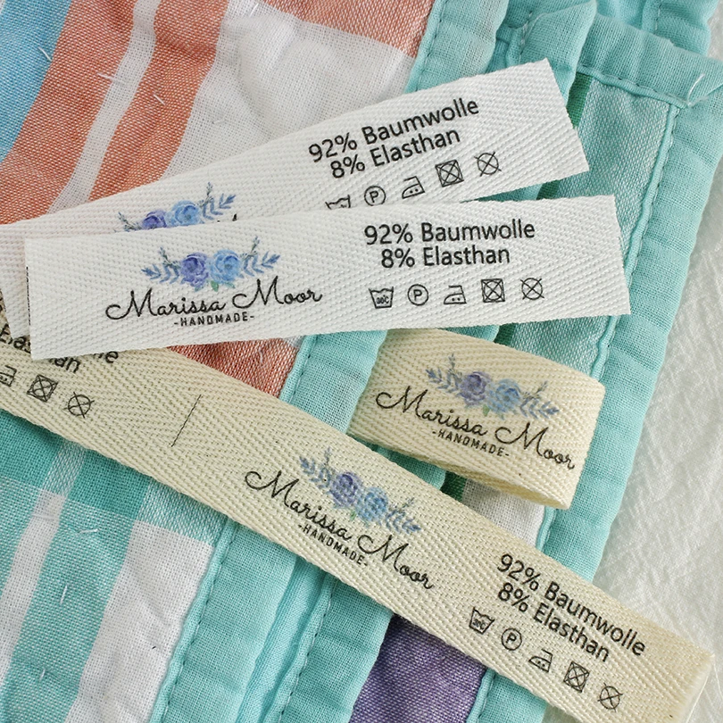 

Ярлыки из саржевой ленты, складные ярлыки, ярлыки с логотипами, аксессуары для шитья, ярлыки из ткани на заказ, ярлыки для одежды, 20*100 мм, ручн...