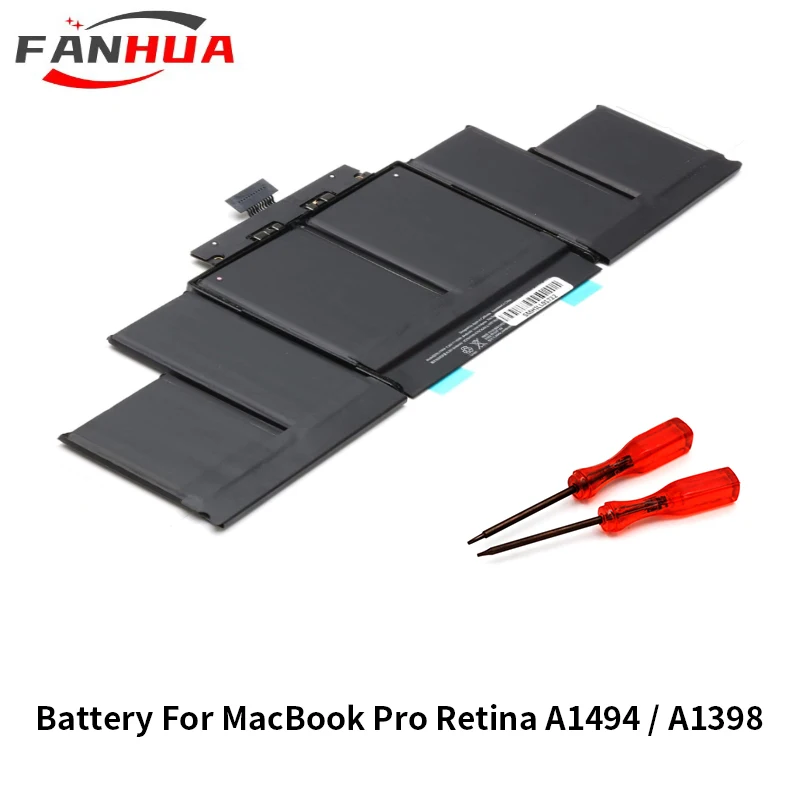 

Battery A1494 for Apple MacBook Pro Retina 15" [Mid & Late 2013 2014 Years] A1398 ME293 ME294 - Long Lasting [11.26V/95Wh]