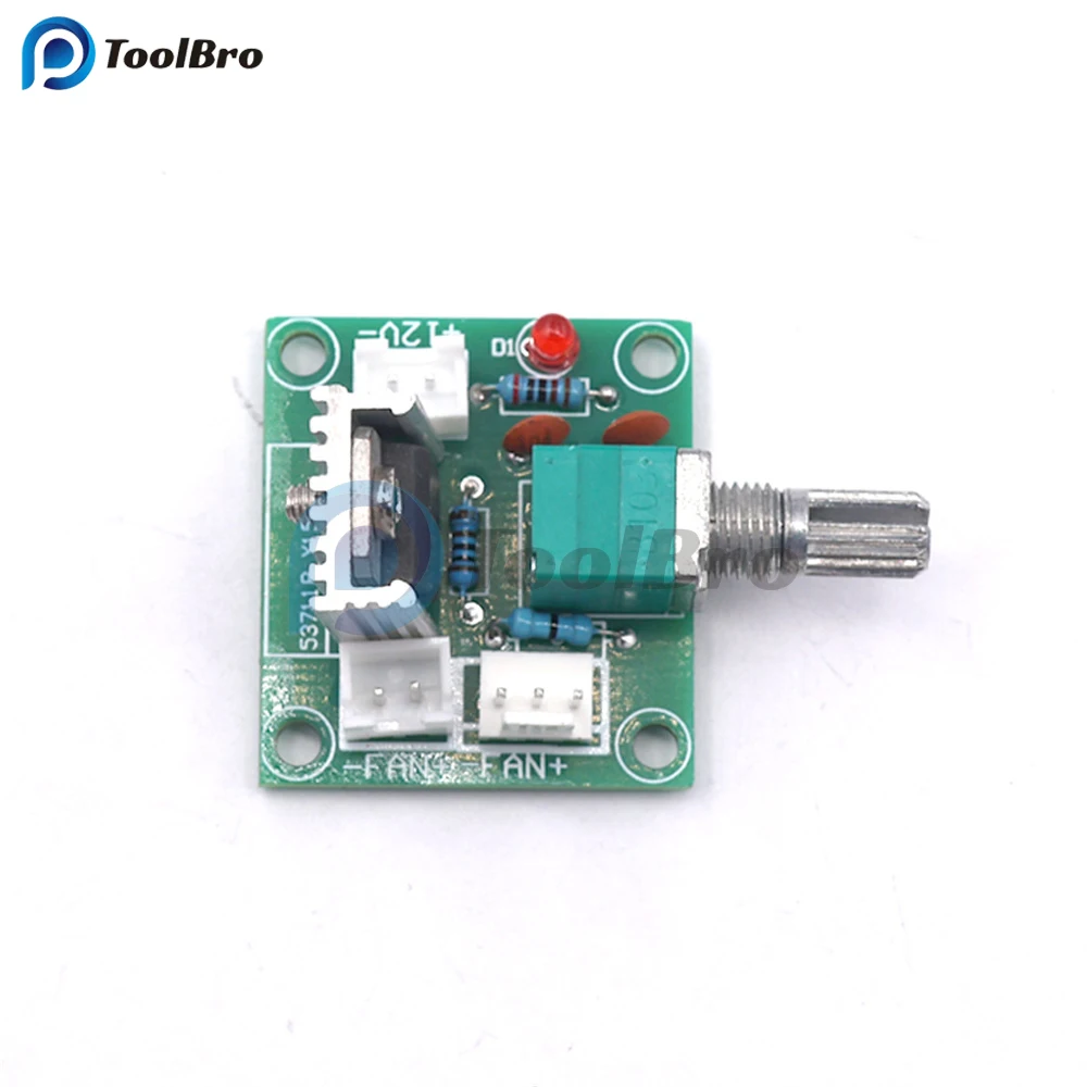 XH-M137 Linear Voltage Regulator LM317 Fan Speed Controller Governor DC-DC Step Down Buck Converter Module with Switch