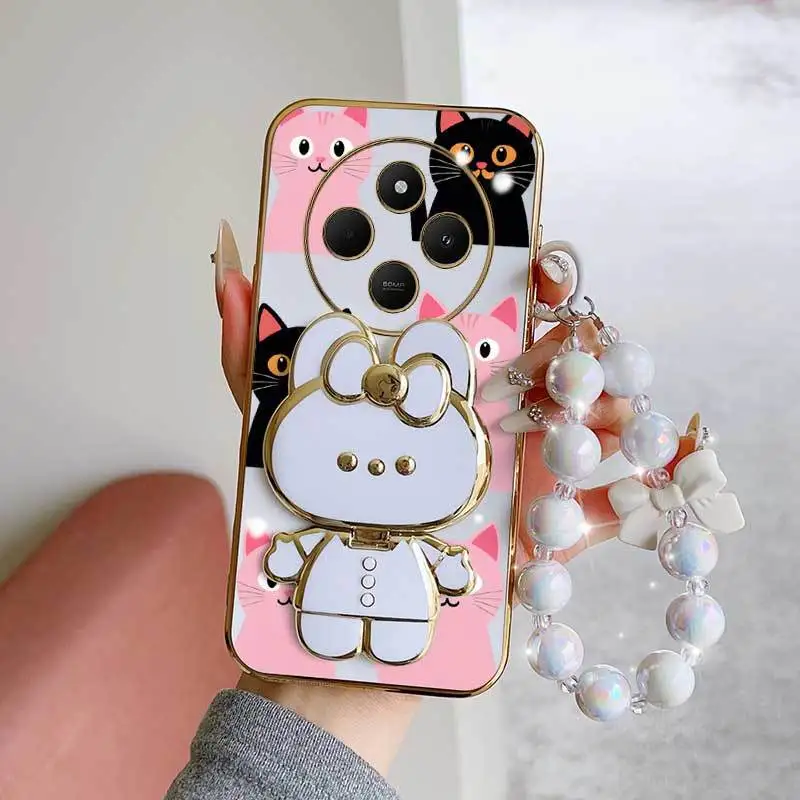 3-Piece Romantic Love Phone Case Set with Lanyard and Stand