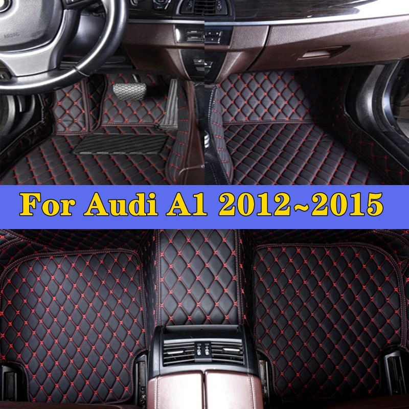 

Car Foot Pads For Audi A1 2012~2015 Car Interior Accessories Protective Pad Custom Auto Floor Mats Automobile Carpet Cover
