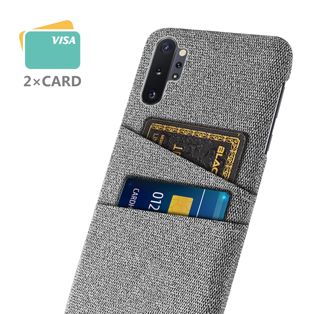 Custodia Samsung Note 10 Plus Custodia Per Telefono Dual Card In Tessuto Di Lusso Per Samsung Galaxy S10 Plus Note10/Note 10 Coque Per Galaxy Note10