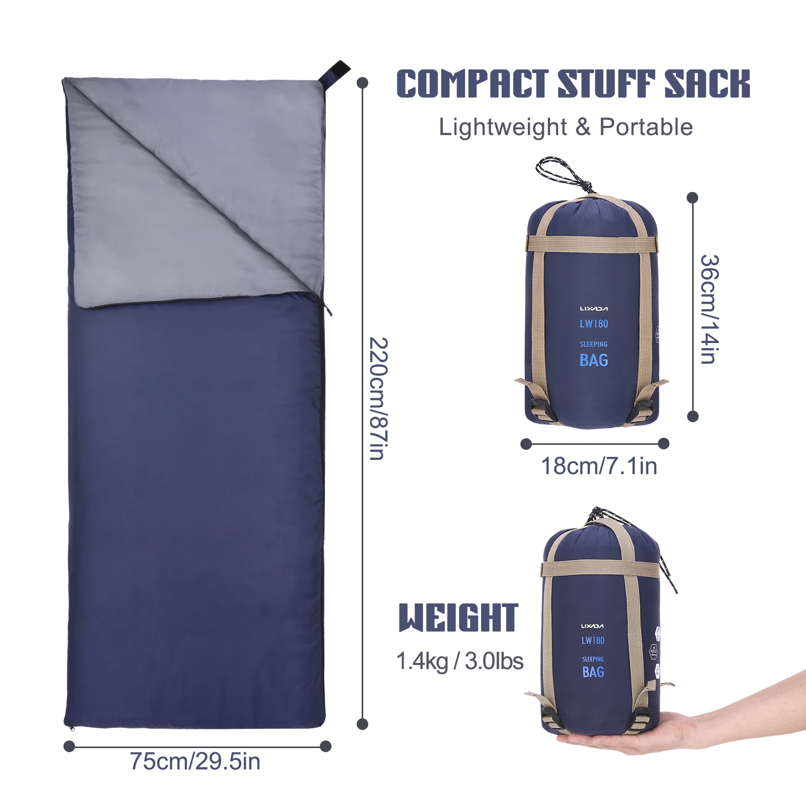 Ultralight Envelope Sleeping Bag 6