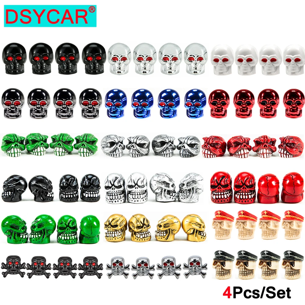 4 PZ Auto Tappi Valvola Pneumatico Luminoso Valvola Stelo Aria Polvere Cerchio Copertura Glow Dark Accessori Styling Strumento Nel Mozzo Ruota