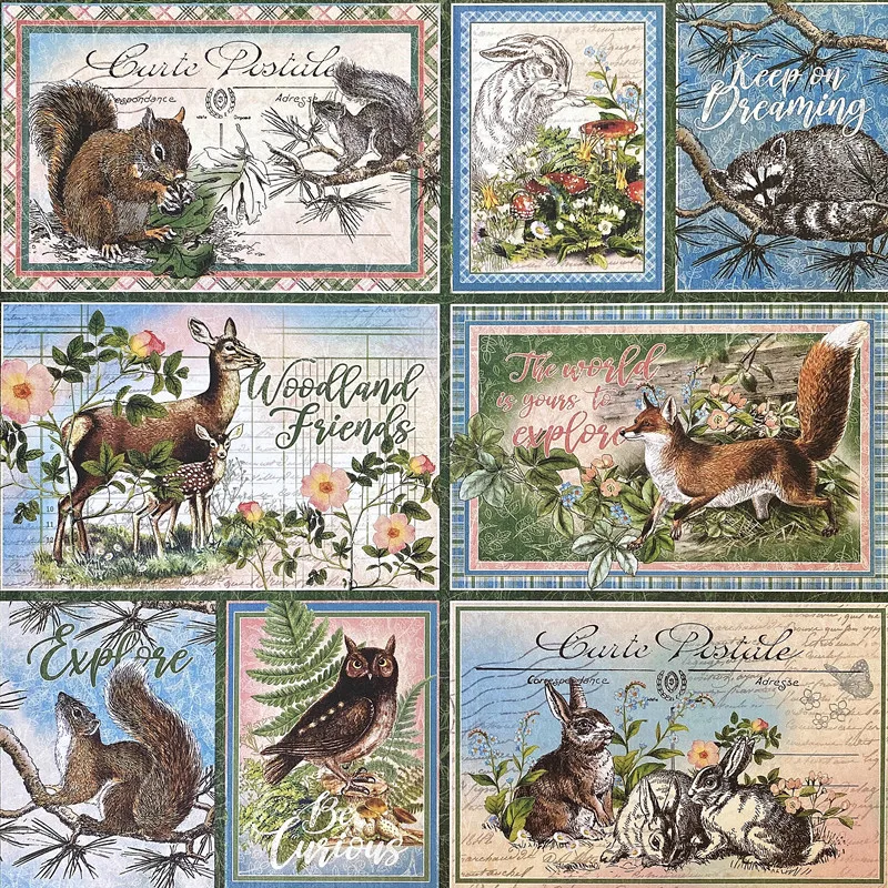 

vintage animals Stickers Crafts And Scrapbooking stickers kids toys book Decorative sticker DIY Stationery