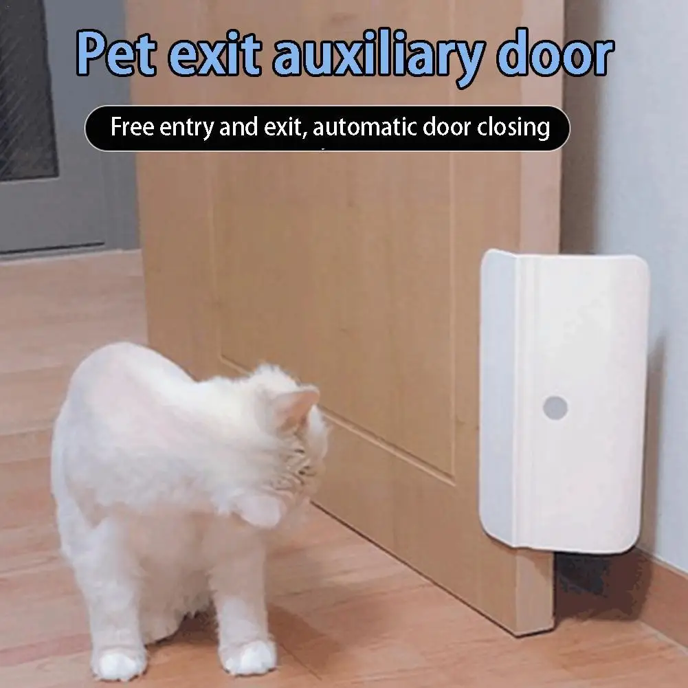 

Cat Door Dog Door Pet Auxiliary Door Free Access Pet Door Supplies Kit Automatic Transformation E2W4