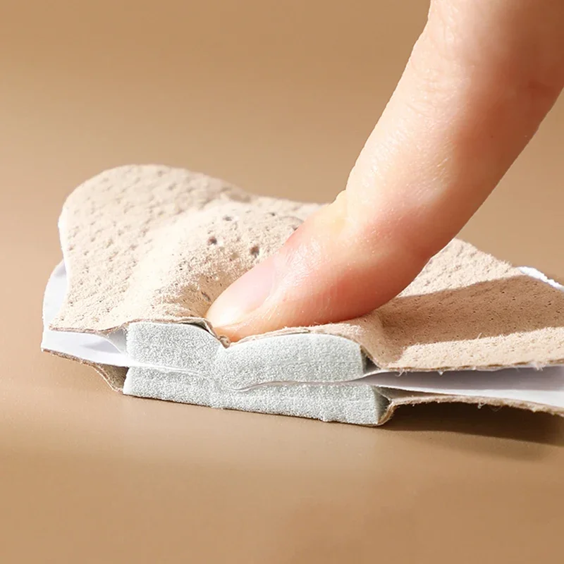 Leather Forefoot Pads Women High Heels Anti-slip Foot Care Shoe Pads Stickers Pain Relief Insert Insoles Toe Cushions 2pcs