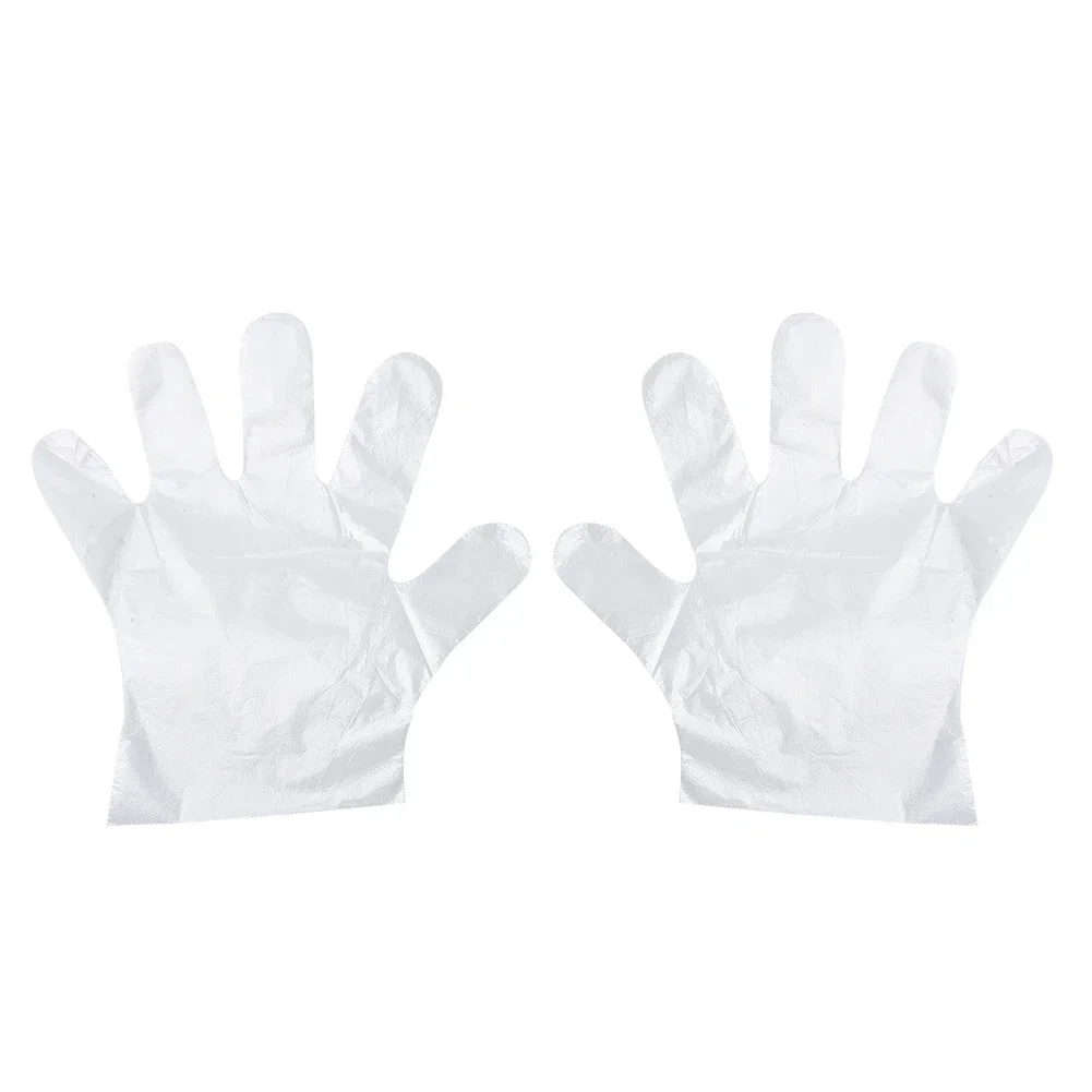 100pcs Disposable Gloves Multifuctional Plastic Gloves Transparent Eco-friendly Cleaning DIY Cooking Kitchen Accessories disposable gloves disposable nitrile gloves vinyl disposable gloves disposable plastic gloves