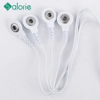 Câble de connexion 3.5mm 2/4 têtes pour masseur Tens, Machine d'électrothérapie, fils d'électrode, Massage et Relaxation 1