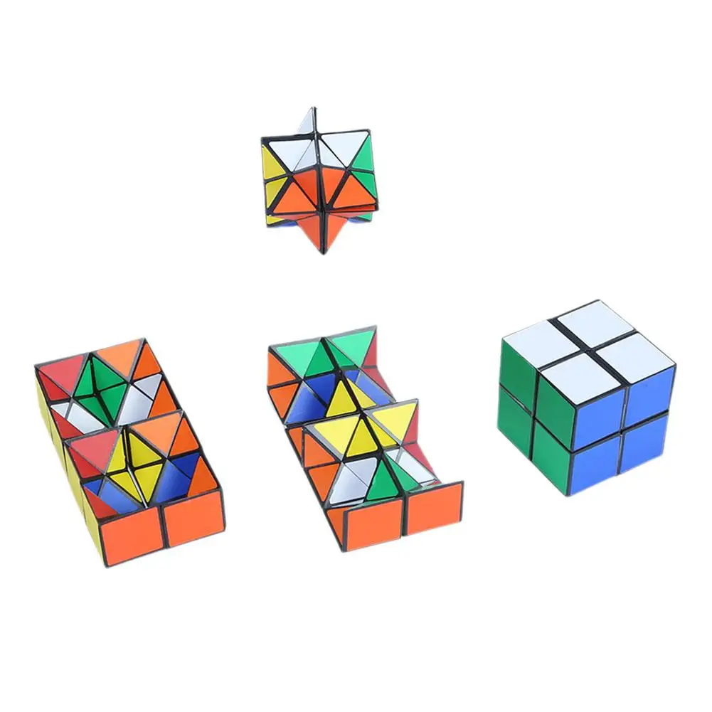 Versatile Magic Cube Anti Stress Fidget Toys For Kids Geometric 3d Infinite Puzzle Cube Grownups's Antistress Toy X4l3