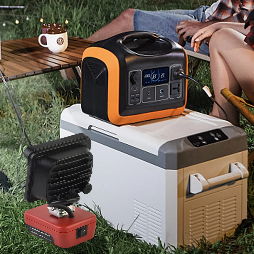 밀워키 리튬 M18 20V 배터리용 LED 작업등, 휴대용 비상 홍수 램프, 캠핑 램프 스포트라이트, 3 인치 손전등