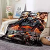 CHECO PEREZ FOR THE Patterned Blanket Star Art Flannel Thin Blanket Portable Home Travel Office Lunch Break Blanket 5