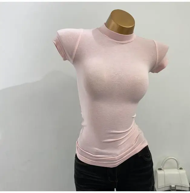High Neck See Through Tops 3