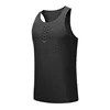 Men Gym Shirt Street High Quality Sleeveless T-shirts Quick Dry Tank Tops Workout Fitness Singlets Mesh Breathable Sport Vest 1
