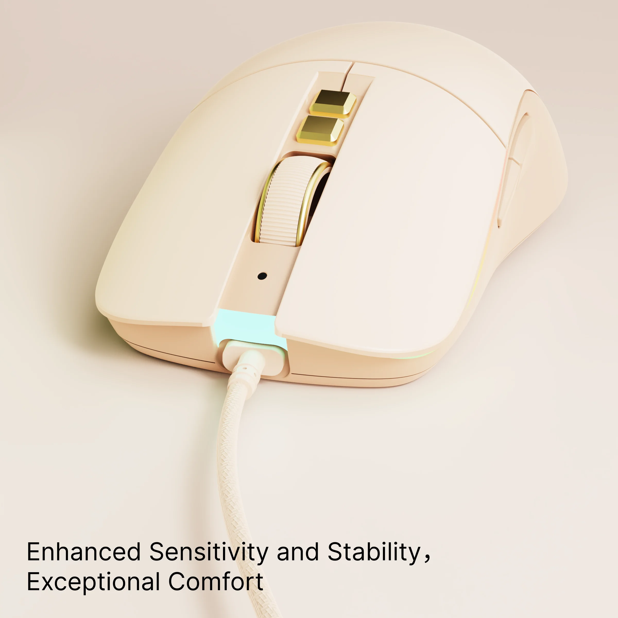EWEADN G309 Wired Gaming Mouse, Rechargeable, Silent click, Ergonomic, for Office, Laptop, Desktop, eSports, Comfortable Grip