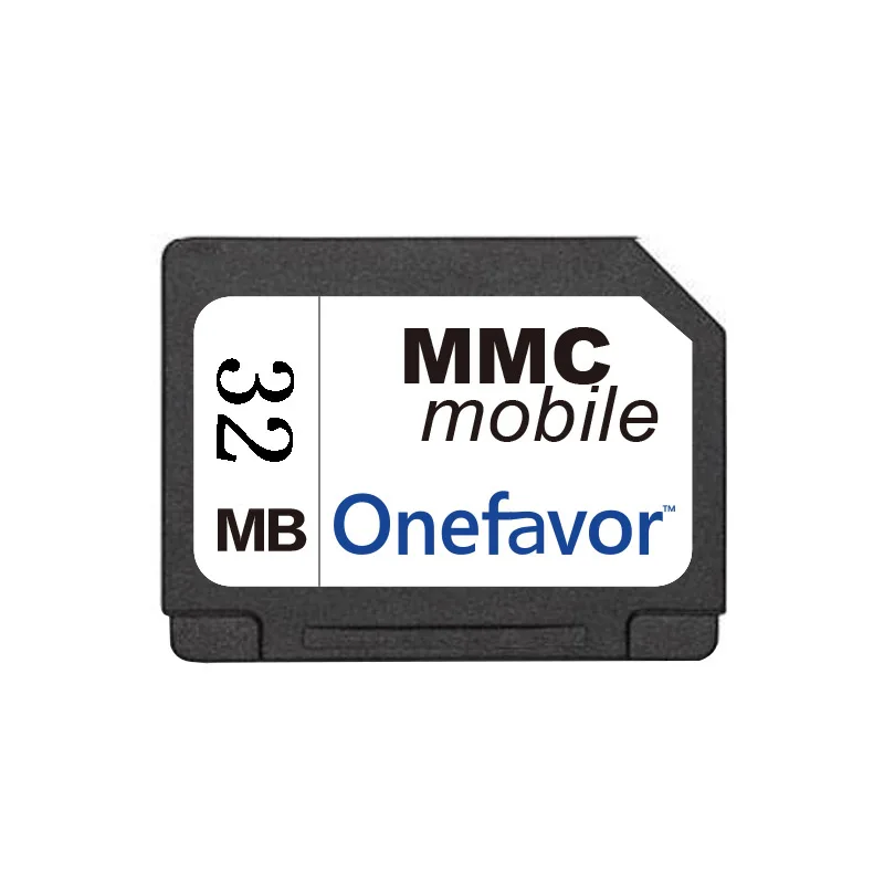 Onefava RS-MMC 카드 카드홀더 포함 메모리 카드, 13 핀 듀얼 로우 MMC 카드, 32MB, 64MB, 128MB, 256MB, 512MB, 1G, 2G RS, MMC 카드, 1 개