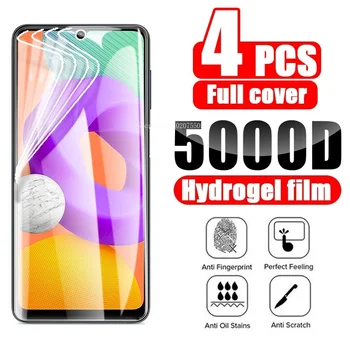 4Pcs Hydrogel Film Full Cover per Samsung Galaxy S24 S23 A50 A70 A51 A71 A31 A32 A52 A72 A33 A53 A73 A14 A54 Screen Protector