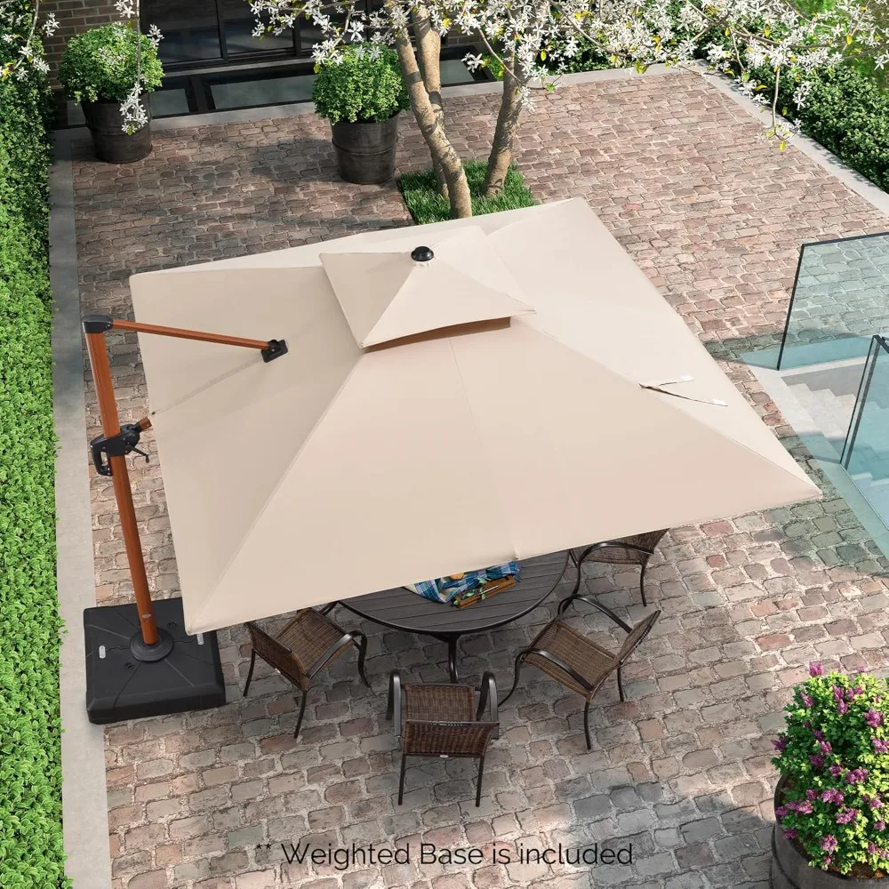 Patio Umbrella - 10ft Square Cantilever 3