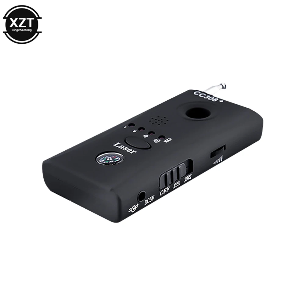 GPS Tracker CC308 Metal Detector Anti-listening Candid Wireless Camera GPS Positioning Sensor Detector Full-range WiFi RF GSM Device Finder