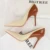 Shoes Color Blocking Women Pumps Pointed Tip High Heels Sexy Party Shoes Stilettos Heels Women Shoes Large Size 42 43