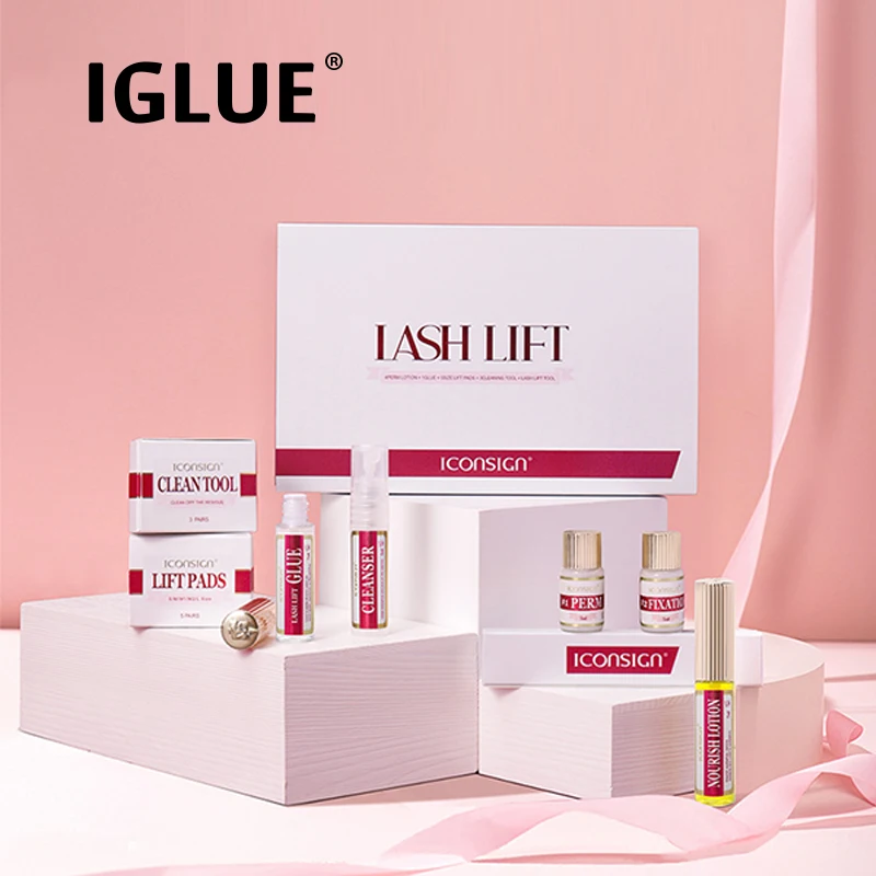 

ICONSIGN Lava Lash Lift Kit Waterproof Long-lasting False Eyelash Extensions Supplies Accessories Makeup Tools Brow Lifting Set