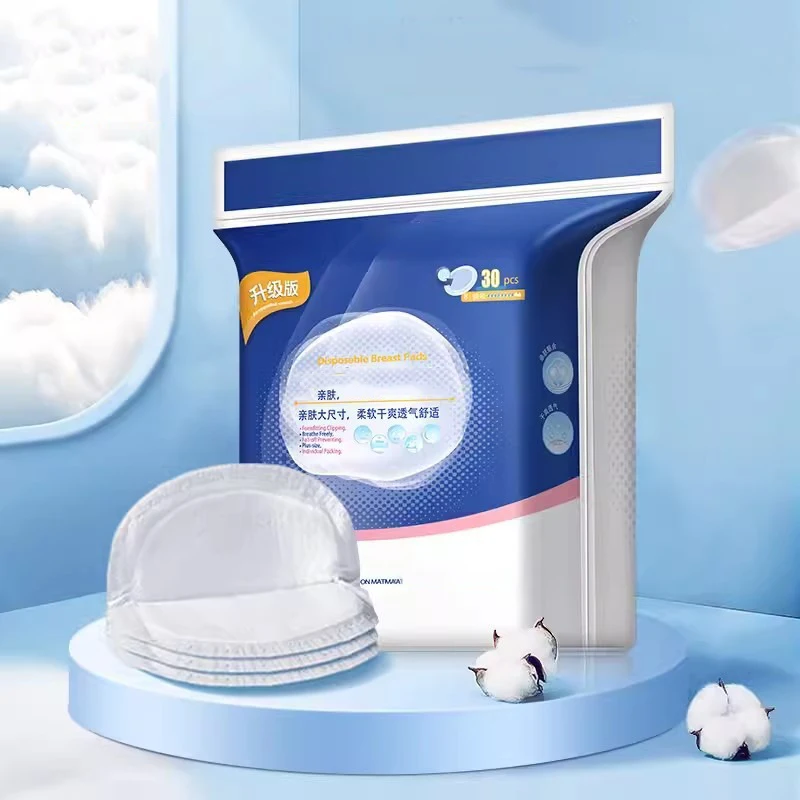30 Pcs Disposable Nursing Pads for Breastfeeding Lactation