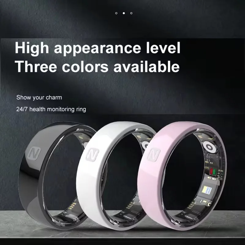 TK8 Fashion Women Smart Ring Exercise Fitness Multi-sports Modes NFC Heart Rate Sleep Health Monitoring Lady Ring Wearables 3