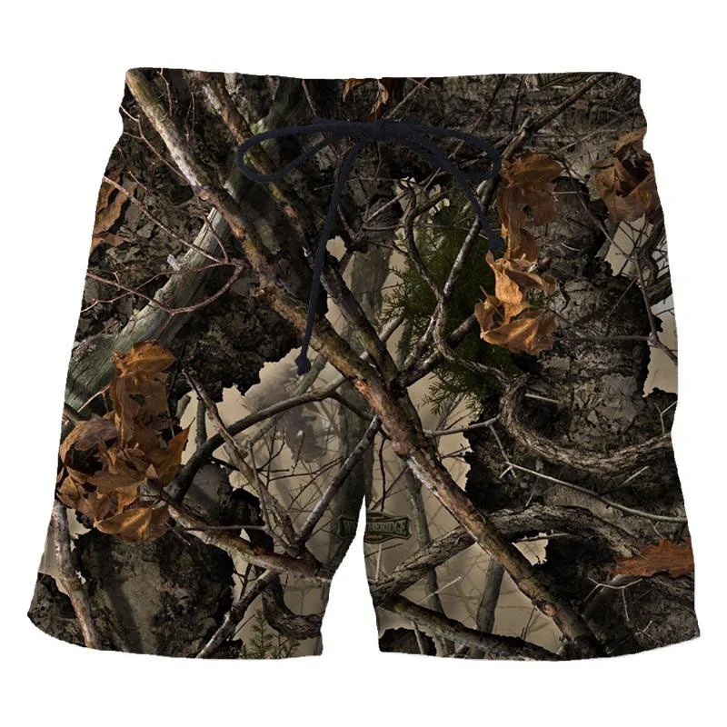 Camouflage Leaves Men's Beach man swimsuit Shorts 3d Printed Camo Fashion Board big size swimwear men swimming trunk swim wear 6