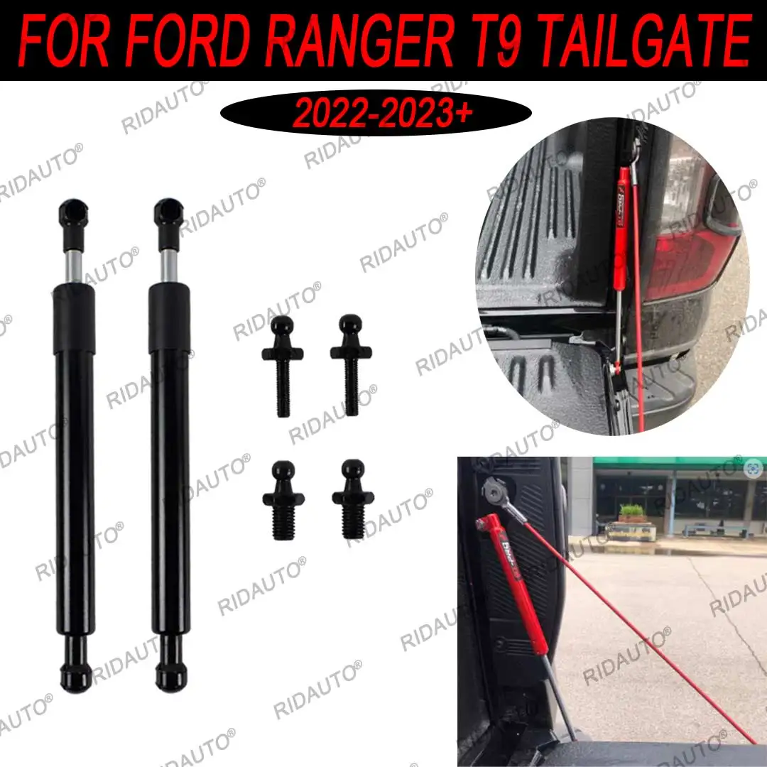 

Steel Tail Rear Gate Door Tailgate Oil Damper Strut Slow Down Easy Up For Next Gen Ford Ranger 2024 2023 Upgrades T9 Accessories