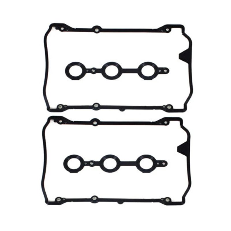 Valve Cover Gasket Set 2 Sets 078198025 058198217 for 1998-2005 AUDI A4 A6 C5 VW PASSAT 2.7T 2.8L V6 DOHC