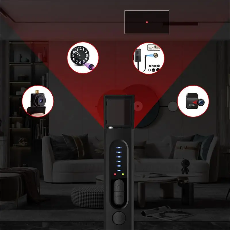Camera Detector X13 Full Range Camera Detector Finder Anti Spy Bug Listening Device GPS Tracker RF Wireless Signal Scanner For Home Travel