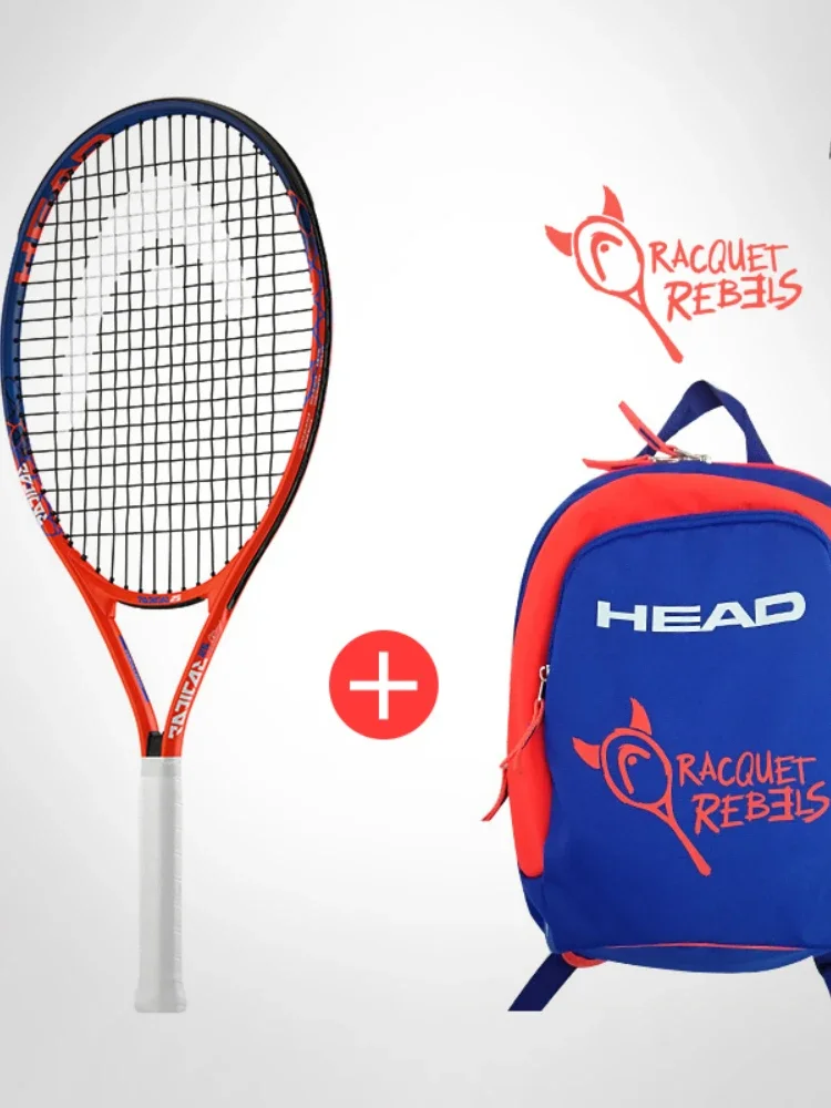 New Original Head Children tennis racket 21/23/25 Inch children's light racket with tennis bag Racchette Da Tennis