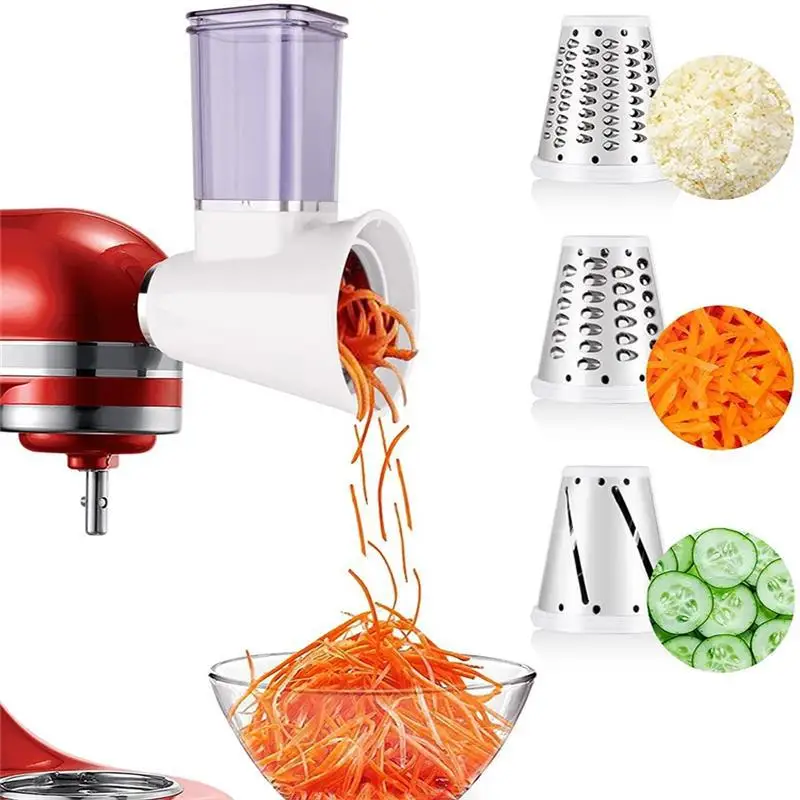 KitchenAid noodle press accessories, chef's machine minced meat filling, sausage slicing and cutting accessories