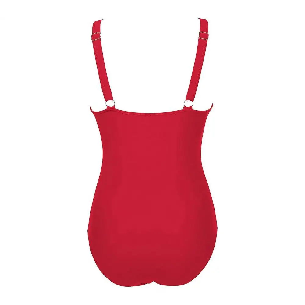 

Swimsuit Stylish Women's Bikini Set with Deep V Neck Mesh Patchwork High Waist Design for Beachwear Bathing Suit Looks Deep