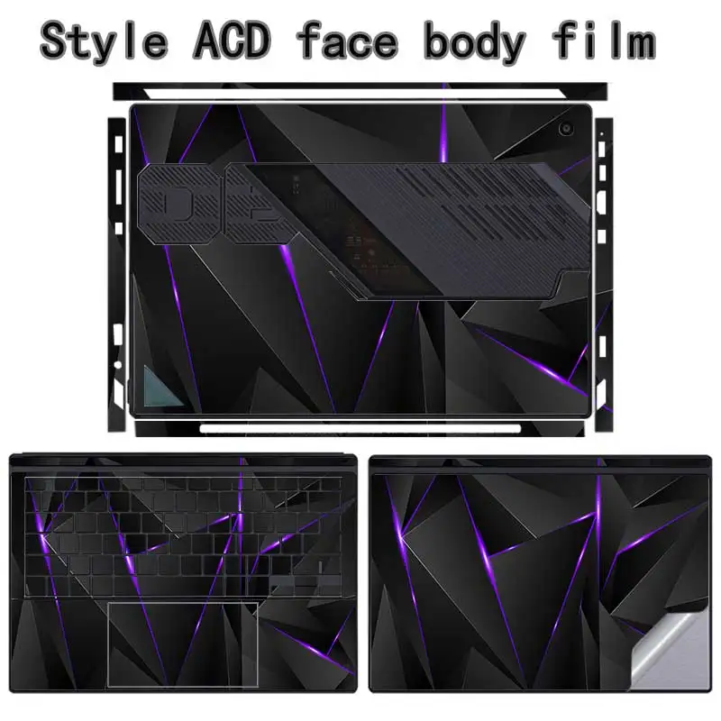 ASUS ROG Flow Z13/Flow X13 노트북 바디 필름 GZ302EA/GZ301VF 컴퓨터 스킨 쉘 필름 GZ301VU/GV302XU 비닐 보호 필름