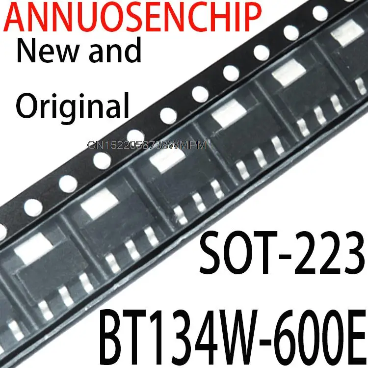 

50 шт./лот Новый и оригинальный пакет SOT-223 BT134W BT134W-600 новый оригинальный подлинный Фотофон