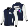 Grand Theft Auto VI Game Men's Baseball Jacket GTA6 Game Street Hip Hop Fashion Big Size Harajuku Casual Baseball Jacket 2