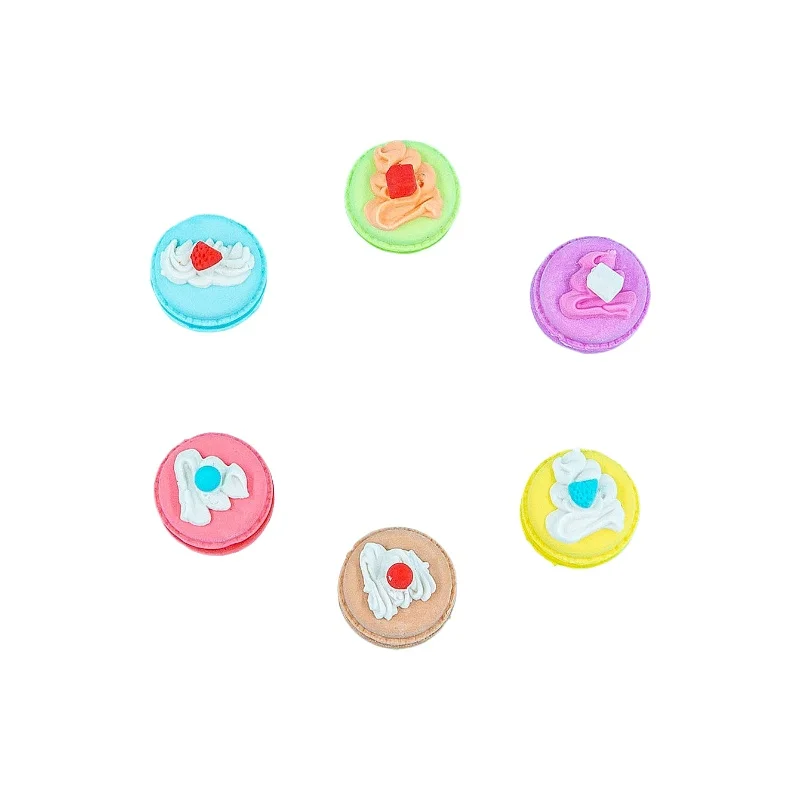 사무실 학교 용품 신제품 3D 귀여운 마카롱 케이크 지우개 학생 선물 생일 어린이날 휴일 귀여운 문구류