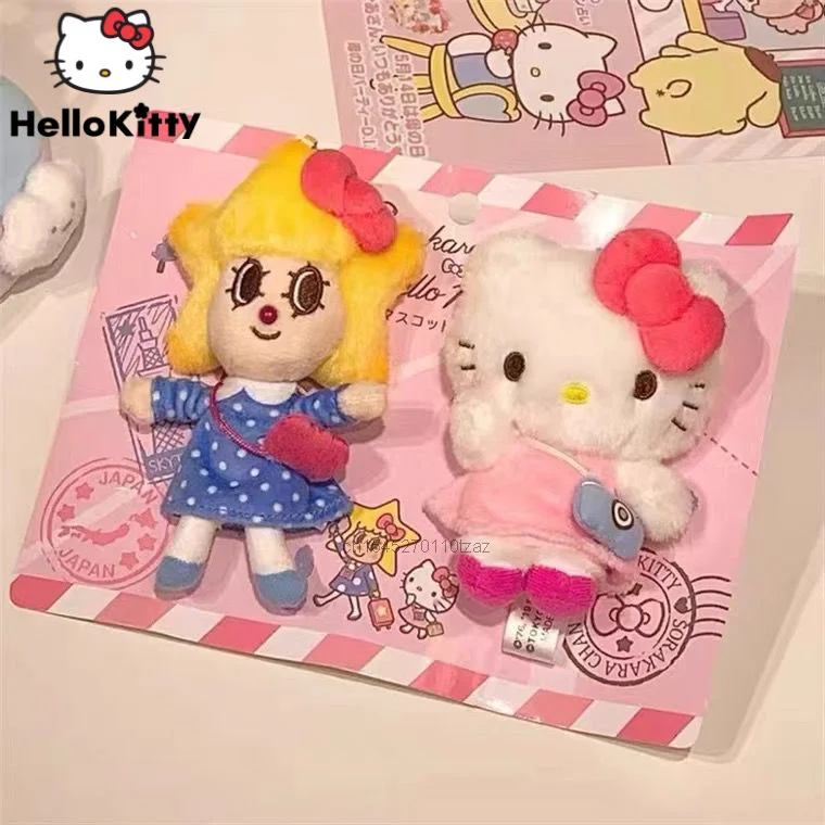 

Плюшевая подвеска Hello Kitty, Токийский скайеру, талисман, мягкая кукла, прозрачное небо, девочка, школьный рюкзак, украшение, плюшевый подарок д...