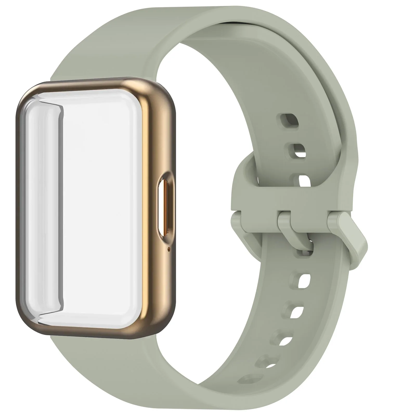 Silicone Strap and Protective Case Kit for Fitness Band Accessories
