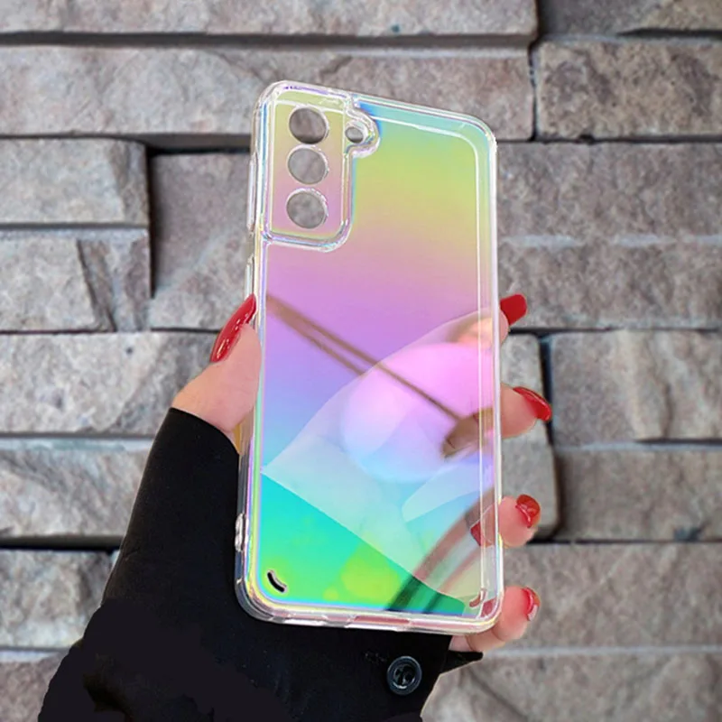 Coque transparente de luxe Graient pour Samsung Galaxy A55 A35 A25 A15 A24 A73 A23 A53 A13 A33 A54 A34 A14 A52 A72 A51 A71 coque rigide_voghion.com