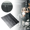 4.5kg to 90kg Weight Block Sticker Weight Stack Labels Weight Sticker Labels for Dumbbells Barbells and Weight Plates F19E 1