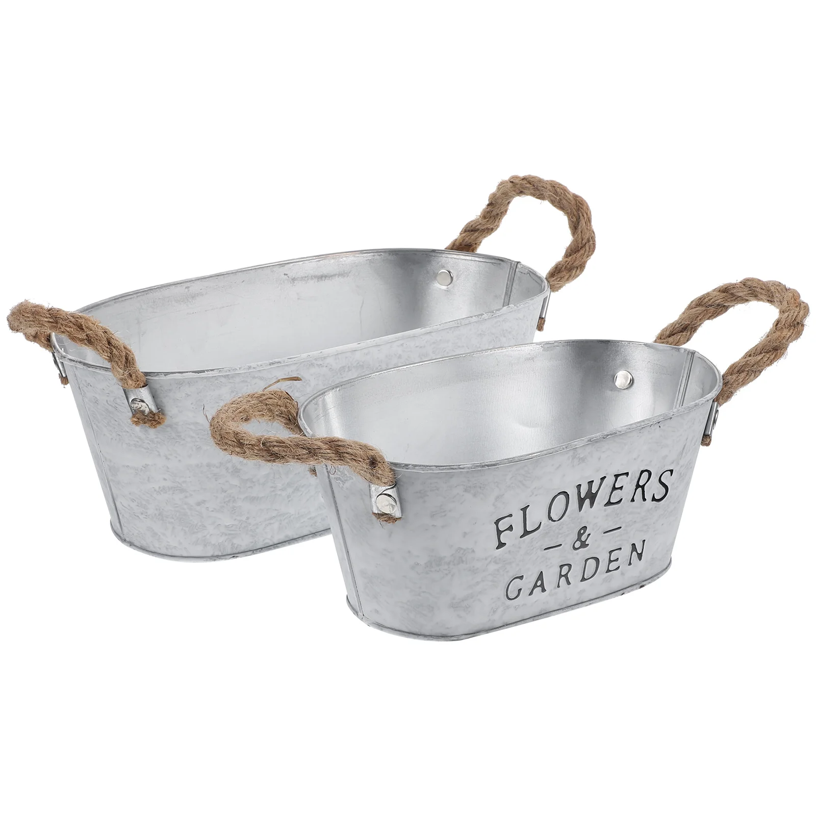 

Succulent Planters Small Flower Pots Iron Flower Containers Vintage Flowerpots for Indoor Outdoor Farmhouse Patio Planter