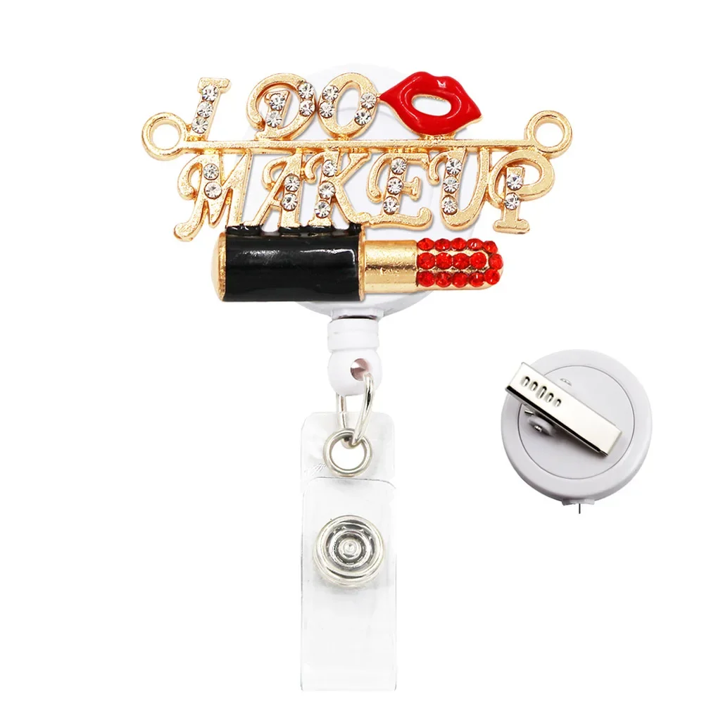 Nurse Badge Reels Retractable Hospital Office Carrete Retractil Bus Card Holder Yoyo Retractable Credential Holder