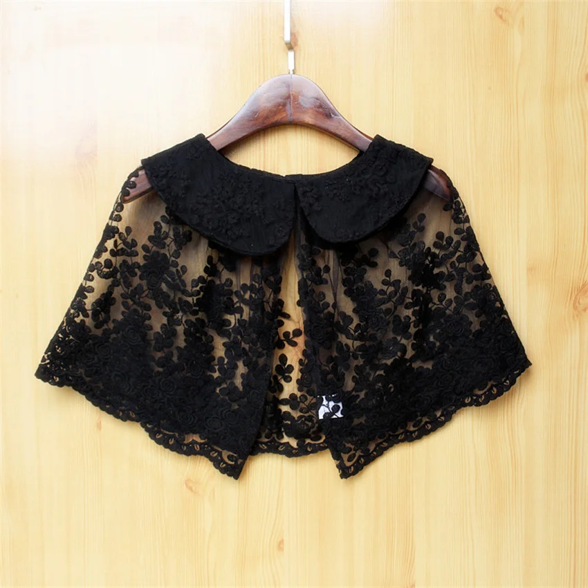 

Женская кружевная шаль-накидка, элегантная белая вязаная накидка-болеро с вышивкой, пляжные пальто, лето 2023