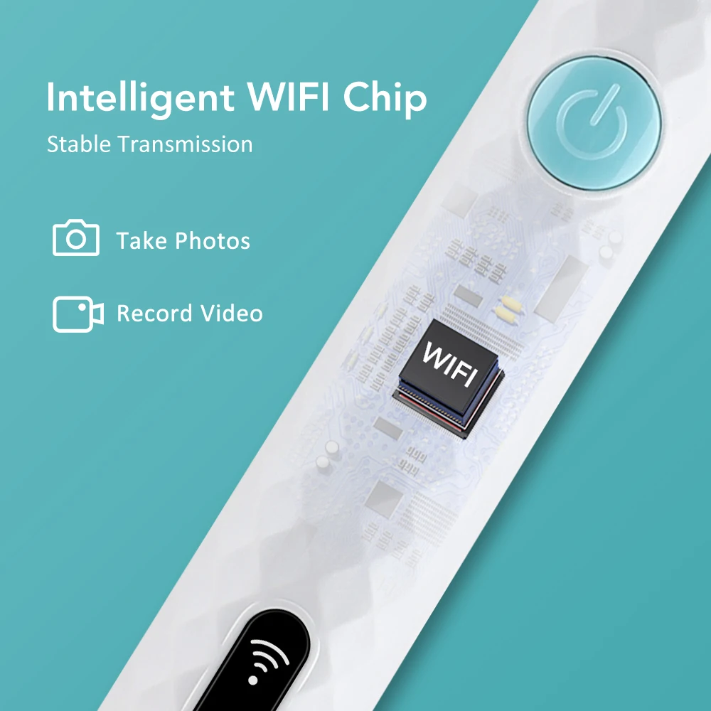 Visual Earwax Cleaner 1080P HD Camera with 6 LED Light Earwax Removal Tool Kit 2-in-1 Ear Cleaning Otoscope Endoscope Ear Picker