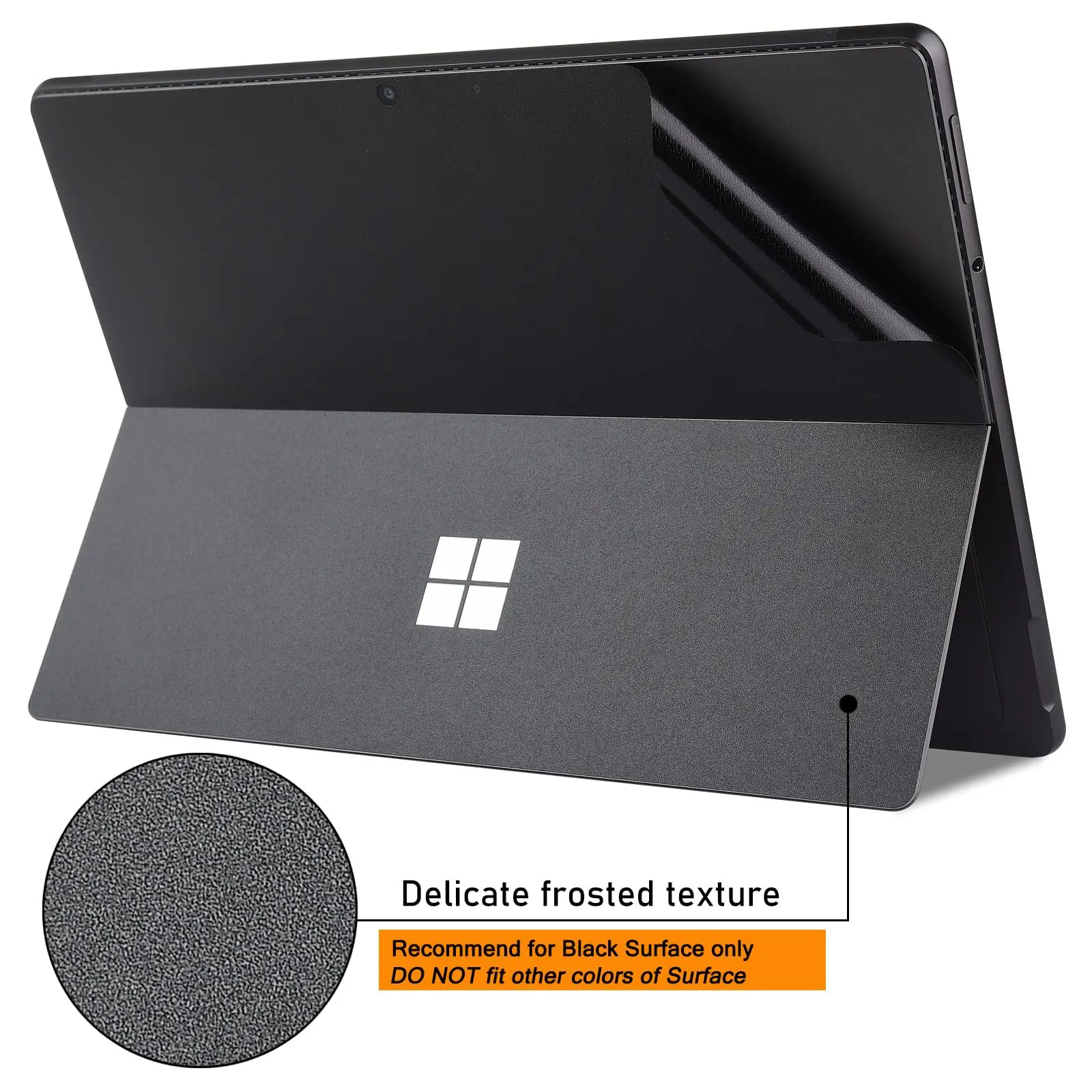 Vinyl Decorative Skin Sticker Back Decal for Surface Pro - Stylish Laptop Cover Protector Accessories