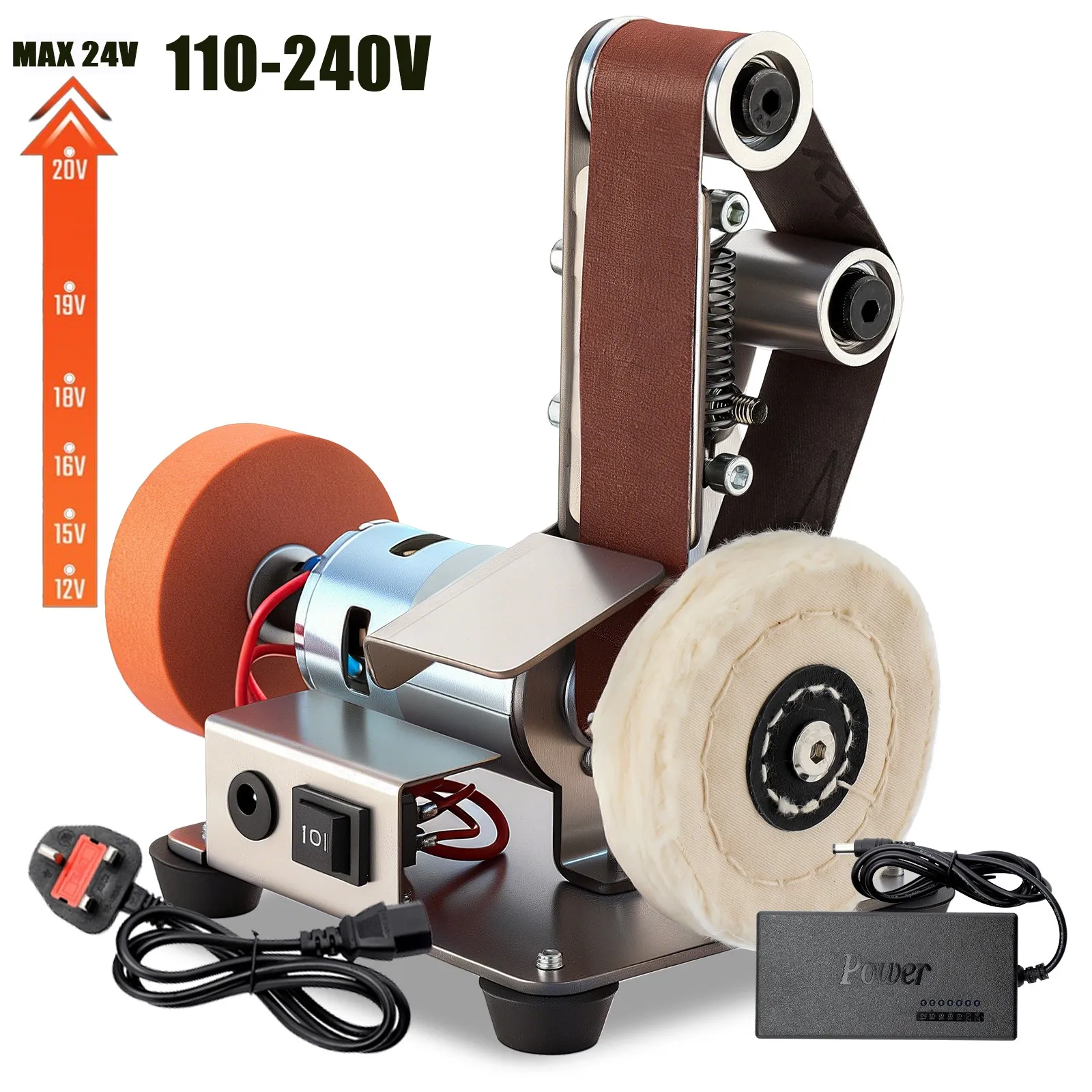 Mini Electric Belt Sander Polishing Machine Tool